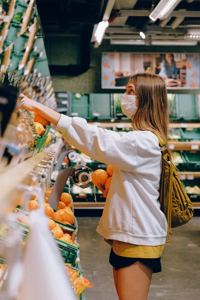 students saving money on groceries in Europe