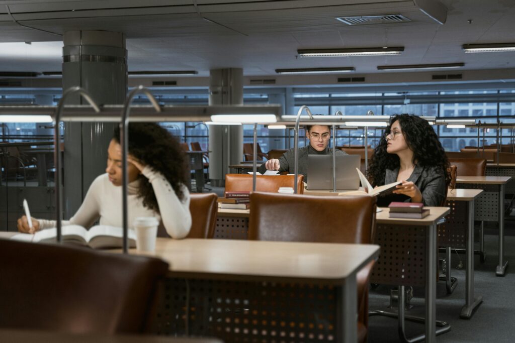 international students studying in Germany university library 2026